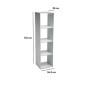 Étagère 4 cases Blanc Mix'n Modul | Étagères | 30 400 CFA , dakar, Sénégal