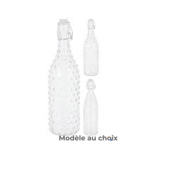 Bouteille en verre avec bouchon mécanique 1 L | Conservation chaud/froid | 2 600 CFA , dakar, Sénégal