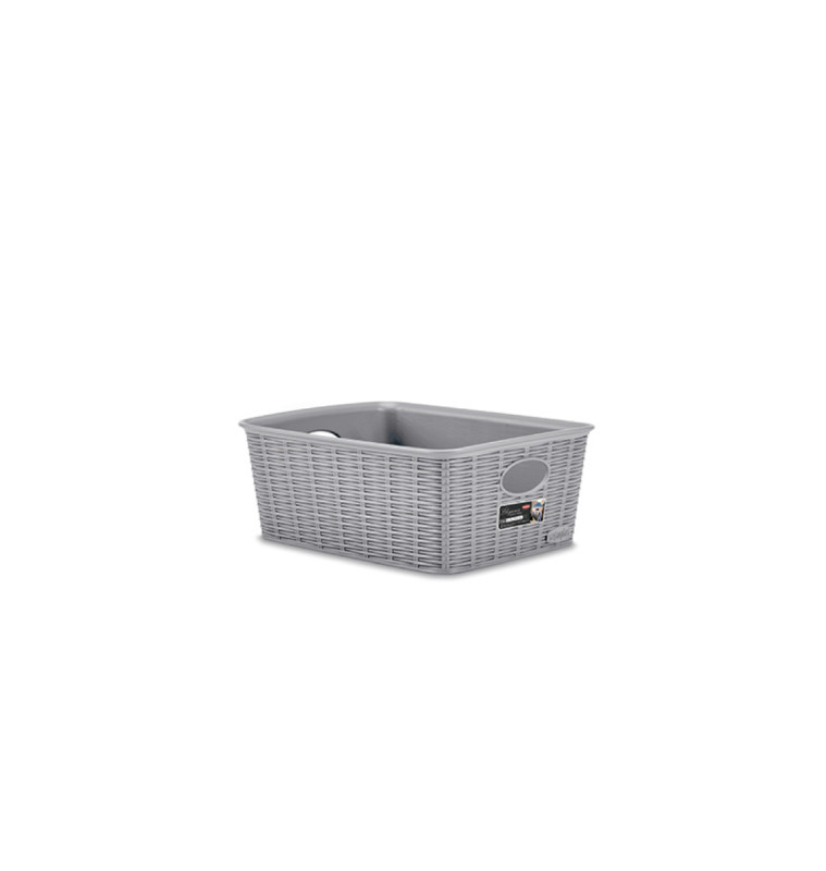 Panier Elegance PVC gris 25 x 19,5 x 10 cm | Paniers de rangement | 2 500 CFA , dakar, Sénégal
