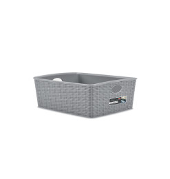 Panier Elegance PVC gris 36 x 29 x 13 cm | Paniers de rangement | 4 800 CFA , dakar, Sénégal