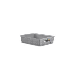 Panier Elegance PVC gris 25 x 19 x 6 cm | Paniers de rangement | 2 200 CFA , dakar, Sénégal