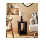 Table d'appoint Bloom noir 50,5 x 40 cm | Poufs, tabourets & tables , Dakar, Sénégal