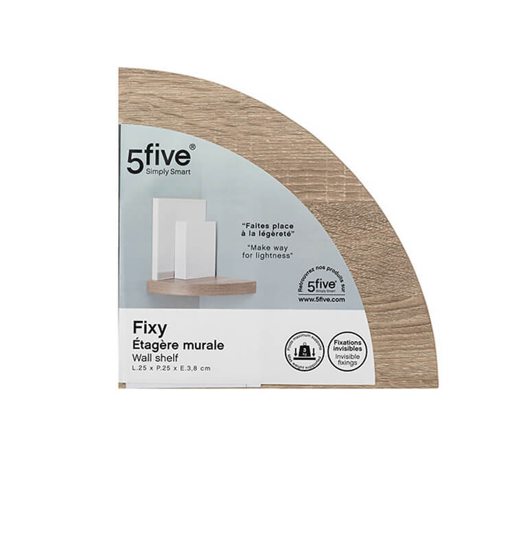 Étagère d'angle Fixy effet chêne naturel 25 x 25 cm | Etagères murales , Dakar, Sénégal