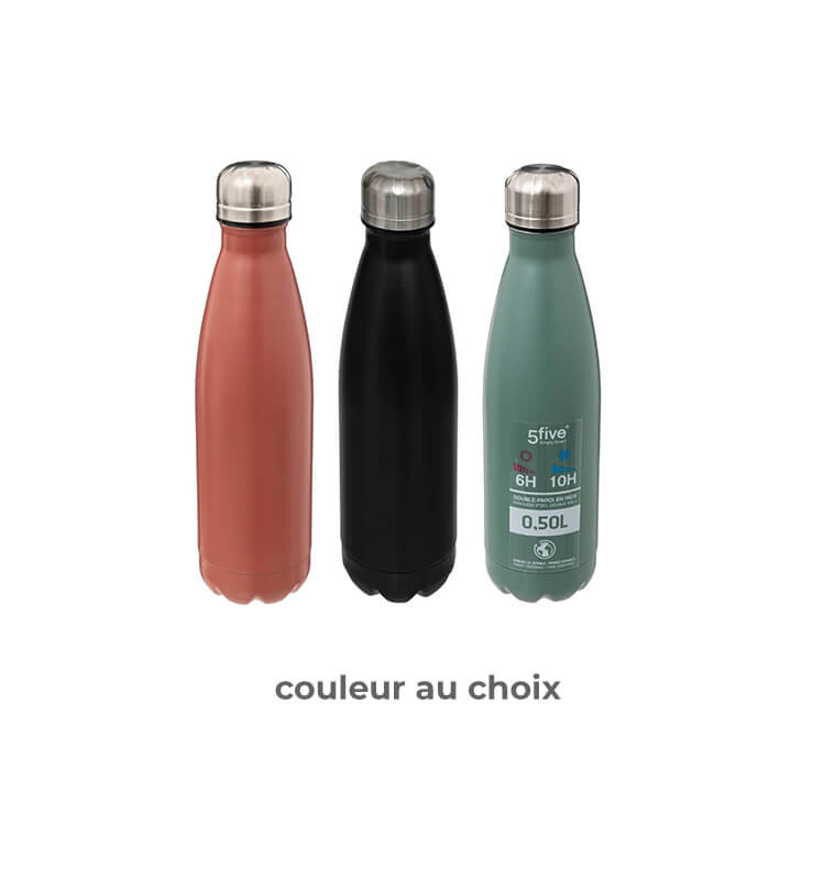Bouteille isotherme colorful 0,5 L | Conservation chaud/froid | 5 800 CFA , dakar, Sénégal