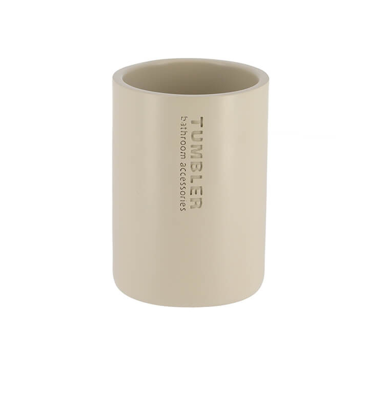 Gobelet de salle de bain polyrésine beige 370 ml | Accessoires salle de bain | 2 900 CFA , dakar, Sénégal