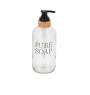 Distributeur de savon en verre et bambou Pure Soap 500 ml | Accessoires salle de bain | 2 100 CFA , dakar, Sénégal