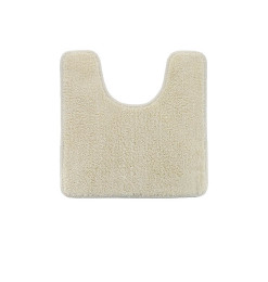 Tapis contour WC en microfibre beige lin 45 × 50 cm | Tapis de bain | 4 400 CFA , dakar, Sénégal