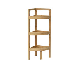 Étagère d’angle salle de bain en bambou naturel 3 étages | Meubles & étagères salle de bain | 21 700 CFA , dakar, Sénégal