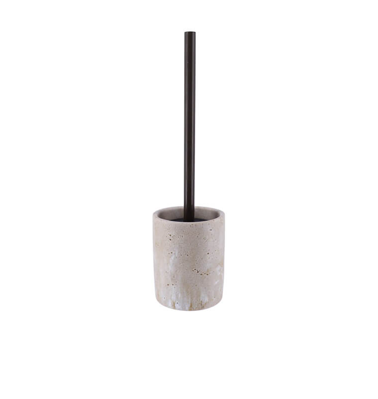 Brosse WC avec support en polyrésine effet pierre naturelle | Accessoires salle de bain | 8 100 CFA , dakar, Sénégal
