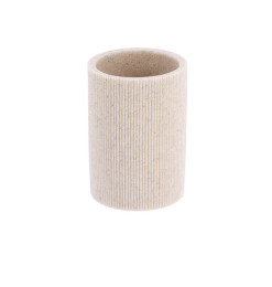 Gobelet de salle de bain en polyrésine beige | Accessoires salle de bain | 2 900 CFA , dakar, Sénégal