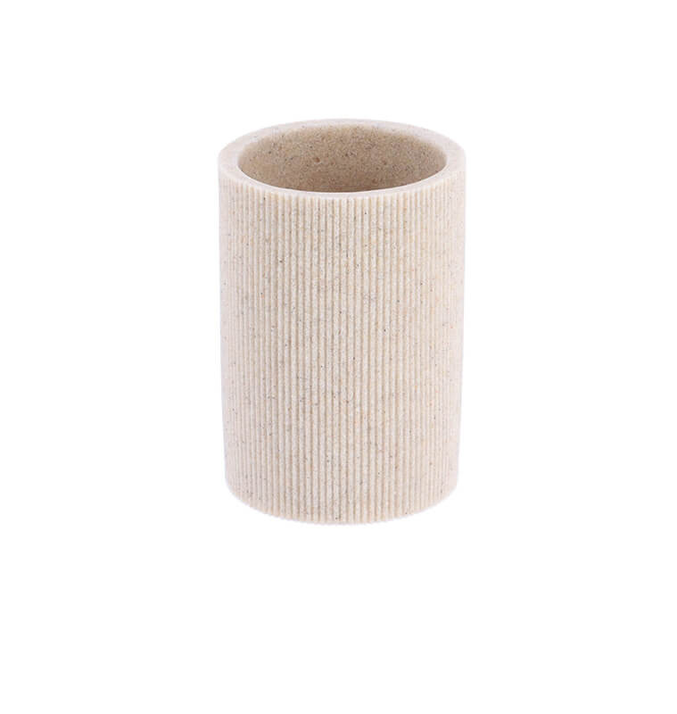 Gobelet de salle de bain en polyrésine beige | Accessoires salle de bain | 2 900 CFA , dakar, Sénégal
