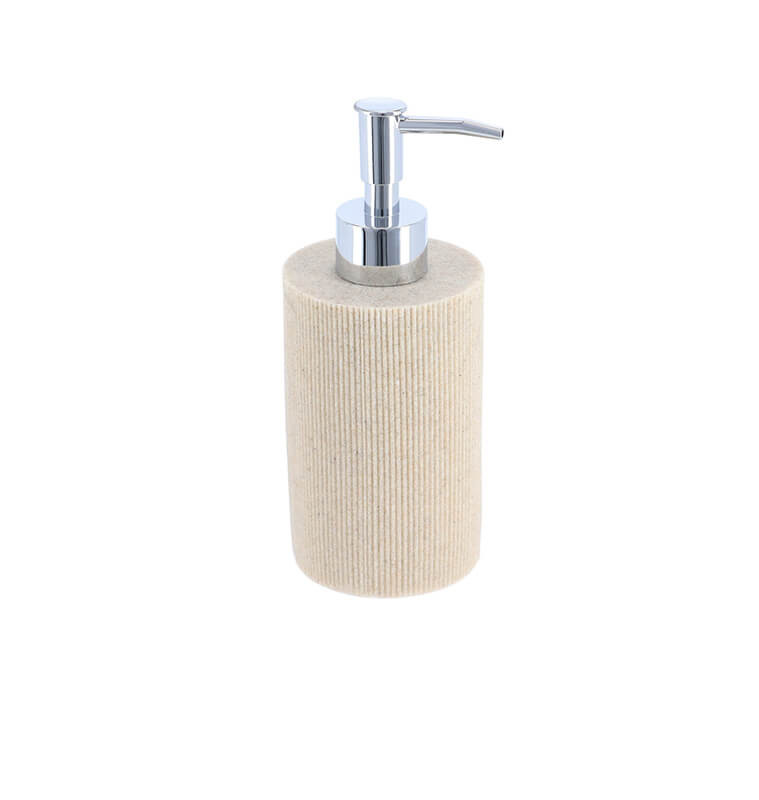 Distributeur de savon en polyrésine beige 310 ml | Accessoires salle de bain | 4 600 CFA , dakar, Sénégal