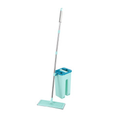 Set de lavage rectangulaire avec seau essoreur et serpillière microfibre 6 L bleu | Ménage | 10 400 CFA , dakar, Sénégal