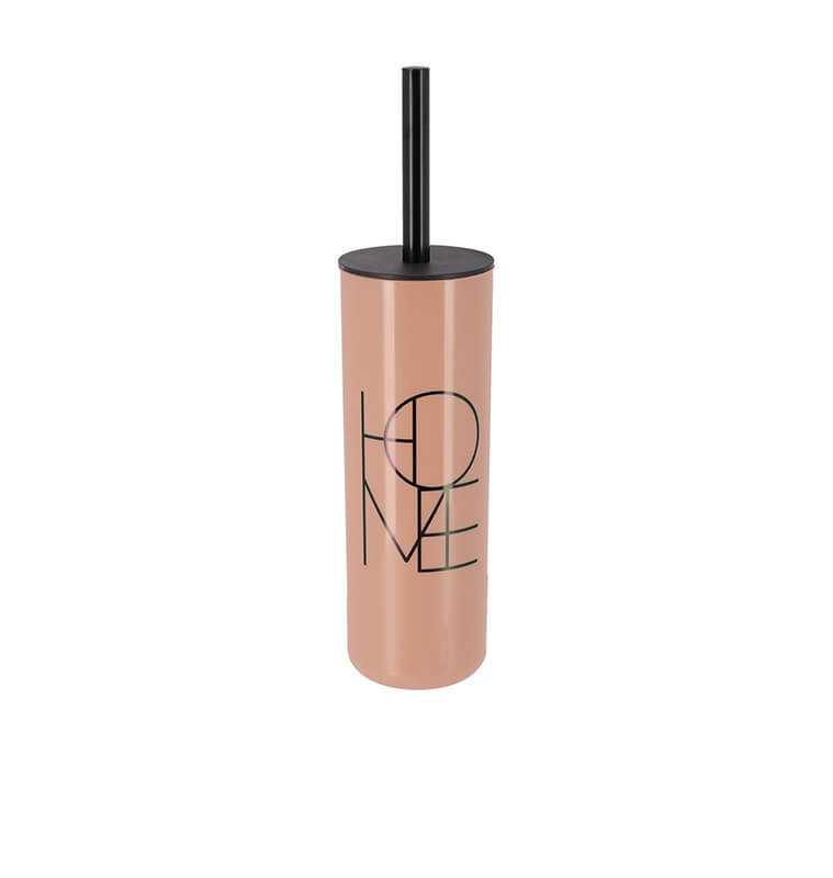 Brosse WC avec support en polystyrène imprimé rose poudré  | Accessoires salle de bain | 5 800 CFA , dakar, Sénégal