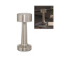 Lampe LED d’extérieur rechargeable Halto argentée H. 21,5 cm | Lampes de table, lampes de chevet , Dakar, Sénégal