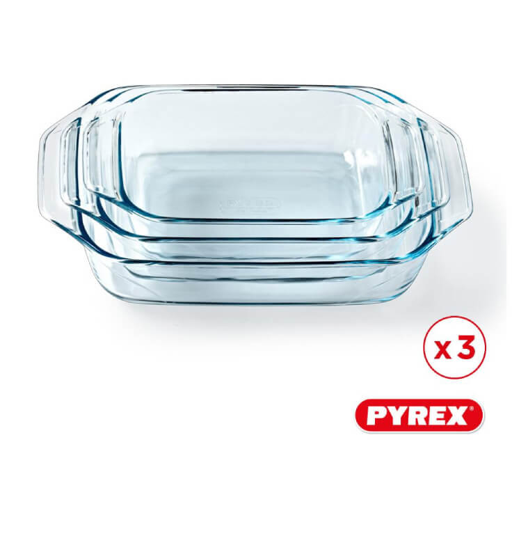 Plats à four en verre Daily Pyrex - Lot de 3 | Plats à four  | 18 600 CFA , dakar, Sénégal