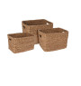 Panier de rangement en fibres naturelles tressées - Lot de 3  | Paniers de rangement | 29 200 CFA , dakar, Sénégal
