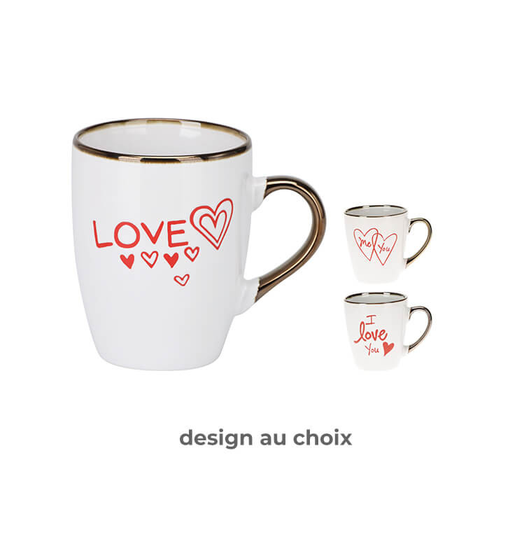 Mug en céramique Love 305 ml | Tasses & mugs | 2 800 CFA , dakar, Sénégal