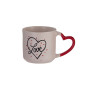 Mug en grès avec motif cœur 350 m | Tasses & mugs | 2 800 CFA , dakar, Sénégal
