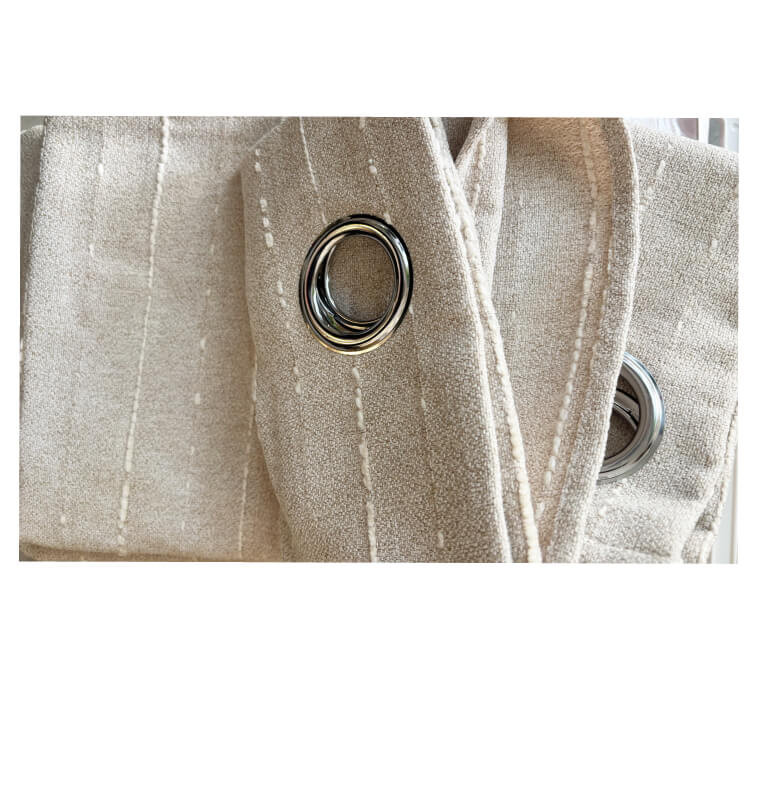 Rideau voilage beige à rayures 140 × 280 cm 295 g/m² | Rideaux & voilages , Dakar, Sénégal