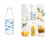 Bouteille en verre 1 L à bouchon à vis décor poissons bleus | Verres & carafes | 2 700 CFA , dakar, Sénégal