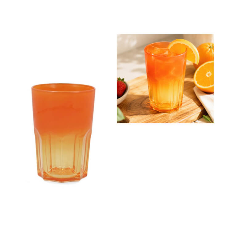 Verre 400 ml orange Sunset | Verres & carafes | 3 300 CFA , dakar, Sénégal