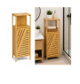 Meuble de salle de bain 1 porte bambou/MDF naturel, 30 x 30 x 101 cm  | Meubles & étagères salle de bain | 40 000 CFA , dakar...