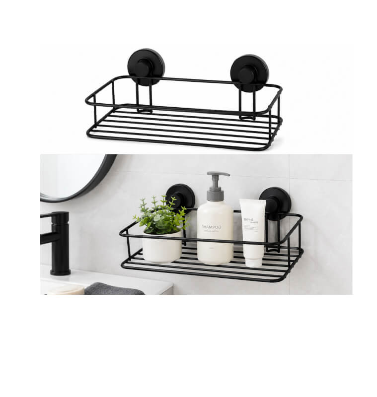 Étagère de salle de bain à ventouse 26 x 14 x 10 cm en métal | Meubles & étagères salle de bain | 4 000 CFA , dakar, Sénégal