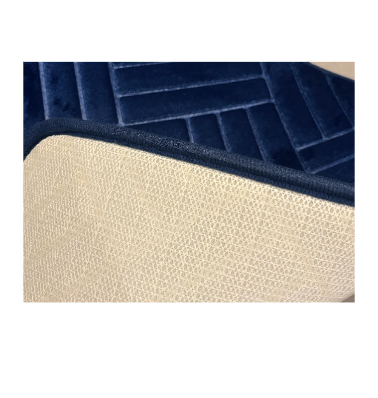 Tapis de bain antidérapant en microfibre chenille bleu foncé 50 x 80 cm | Tapis de bain | 3 200 CFA , dakar, Sénégal