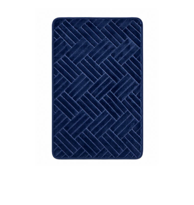 Tapis de bain antidérapant en microfibre chenille bleu foncé 50 x 80 cm | Tapis de bain | 3 200 CFA , dakar, Sénégal