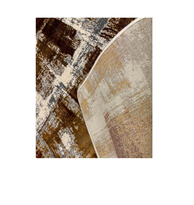 Tapis Shiny Shrink crème et or, 100 x 150 cm en polypropylène | Tapis décoratifs , Dakar, Sénégal