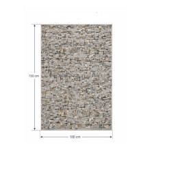 Tapis Shiny Shrink gris multicolore, 100 x 150 cm en polypropylène | Tapis décoratifs , Dakar, Sénégal