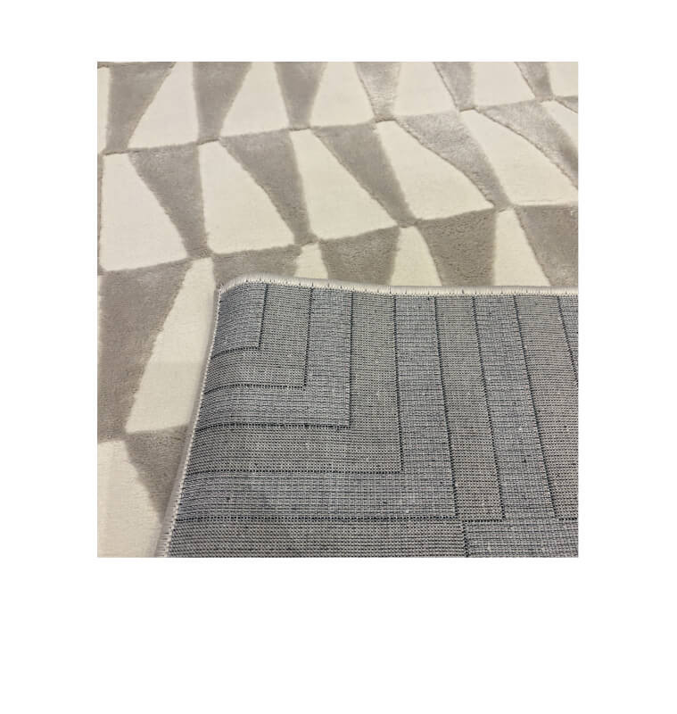 Tapis Latte crème et gris, 160 x 230 cm en polyester | Tapis décoratifs , Dakar, Sénégal