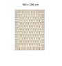 Tapis Latte crème et gris, 160 x 230 cm en polyester | Tapis décoratifs , Dakar, Sénégal