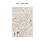 Tapis Safir crème et gris, 160 x 230 cm en polypropylène | Tapis décoratifs , Dakar, Sénégal