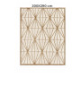 Tapis Safir 200 x 290 cm en polypropylène crème/Beige | Tapis décoratifs , Dakar, Sénégal