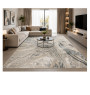 Tapis Castor crème et bleu, 210 x 300 cm en polypropylène | Tapis décoratifs , Dakar, Sénégal
