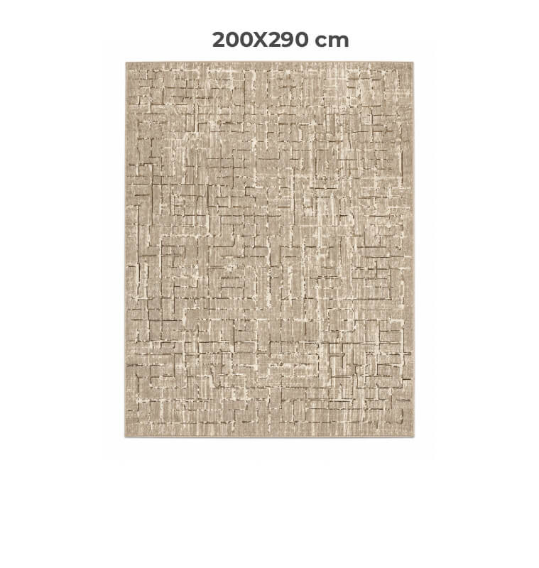 Tapis Shiny Shrink crème multicolore, 200 x 290 cm en polypropylène | Tapis décoratifs , Dakar, Sénégal