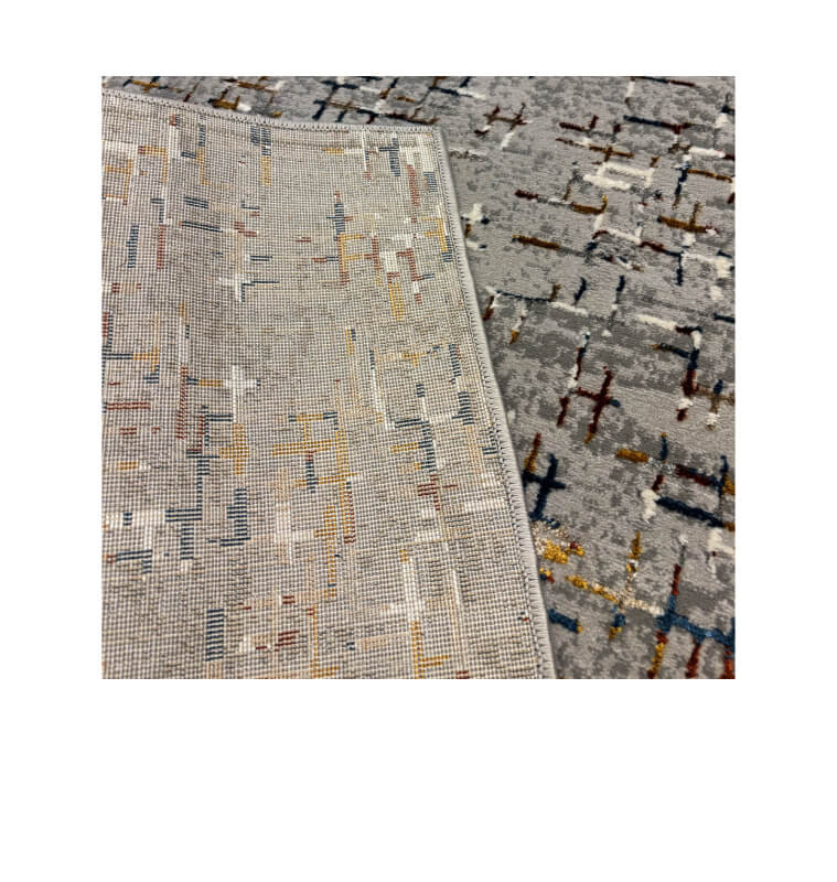 Tapis Shiny Shrink 160 x 230 cm en polypropylène gris multicolore | Tapis décoratifs , Dakar, Sénégal