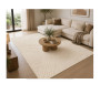Tapis Rug 190 x 290 cm en polyester 1100 GSM crème | Tapis décoratifs , Dakar, Sénégal
