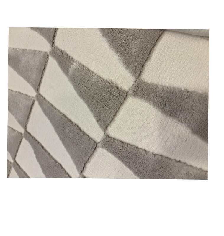 Tapis Latte 200 x 290 cm en polyester crème/Gris | Tapis décoratifs , Dakar, Sénégal