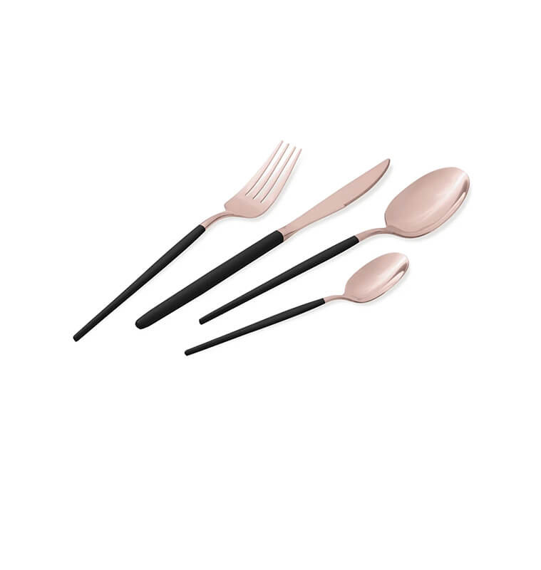 Coffret de couverts bordeaux et champagne - 24 Pcs | Couverts & coffrets couverts | 42 900 CFA , dakar, Sénégal