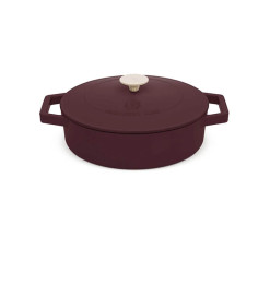 Cocotte basse 26 cm Leonardo bordeaux en fonte | Casseroles & faitouts | 52 700 CFA , dakar, Sénégal
