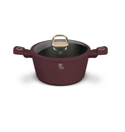 Faitout 24 cm Leonardo bordeaux en aluminium | Casseroles & faitouts | 30 900 CFA , dakar, Sénégal