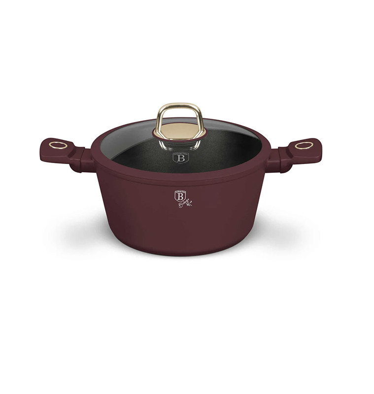 Faitout 24 cm Leonardo bordeaux en aluminium | Casseroles & faitouts | 30 900 CFA , dakar, Sénégal