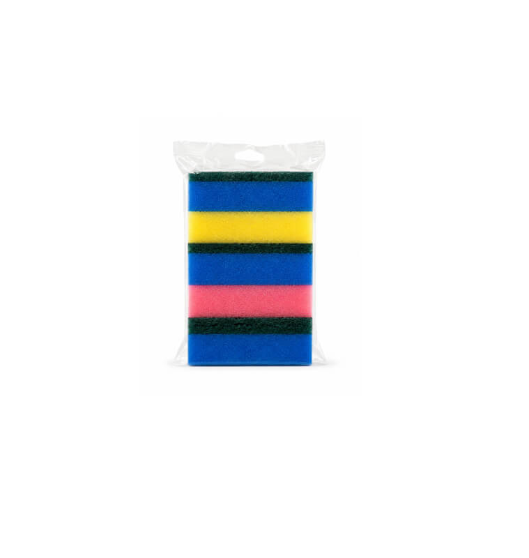 Éponge à récurer multicolore - Lot de 5  | Ménage | 700 CFA , dakar, Sénégal