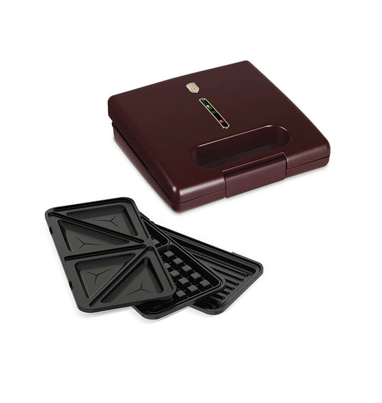 Appareil à sandwichs 3-en-1 Leonardo bordeaux 780 W | Machines festives | 35 000 CFA , dakar, Sénégal