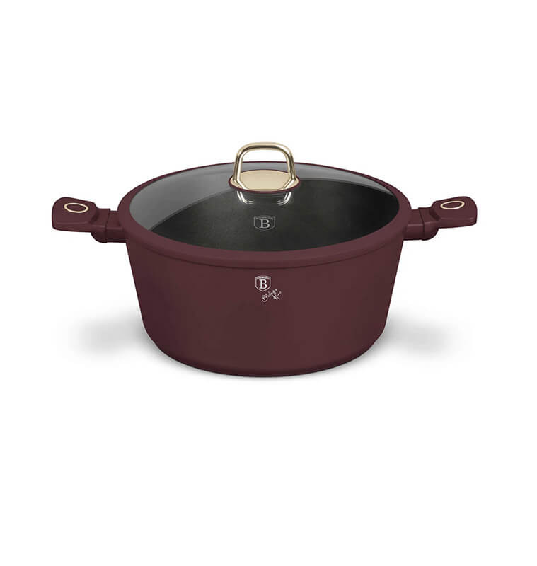 Casserole 30 cm Leonardo bordeaux en aluminium | Casseroles & faitouts | 39 200 CFA , dakar, Sénégal
