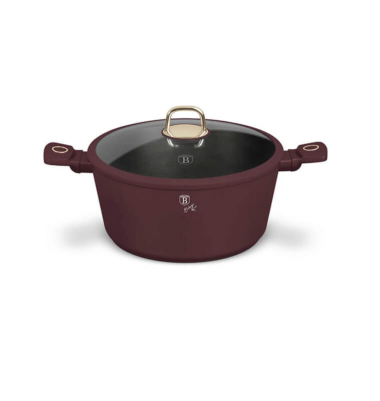 Casserole 28 cm Leonardo bordeaux en aluminium | Casseroles & faitouts | 35 000 CFA , dakar, Sénégal