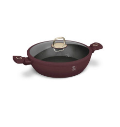 Cocotte basse 30 cm Leonardo bordeaux en aluminium | Casseroles & faitouts | 31 900 CFA , dakar, Sénégal